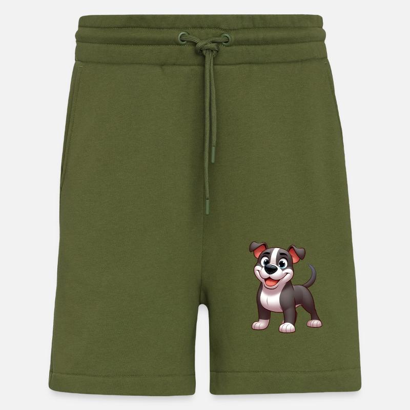 pitbull 5 - Short bio décontracté fabriqué en UE - MOSS GREEN