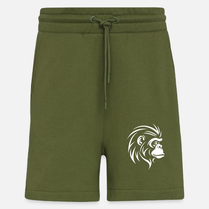 Monkey - Shorts - made by SPREAD - MOSS GREEN