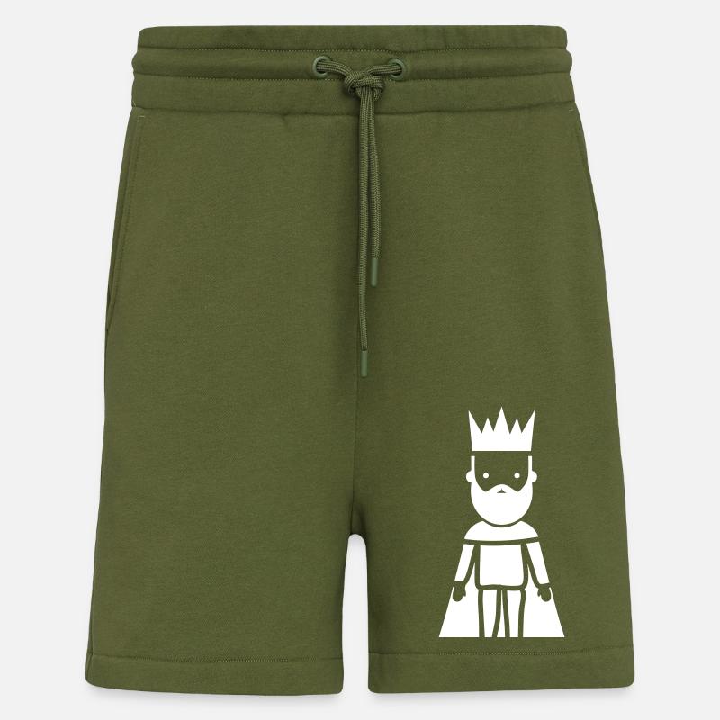 König Piktogram - Shorts - made by SPREAD - MOSS GREEN
