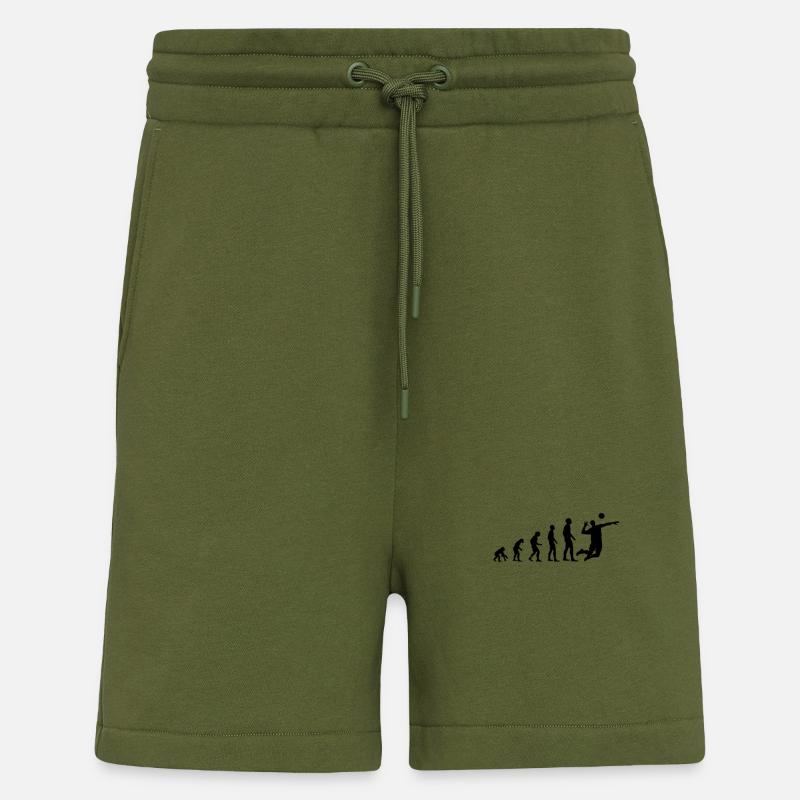 volleyball evolution - Shorts - made by SPREAD - MOSS GREEN