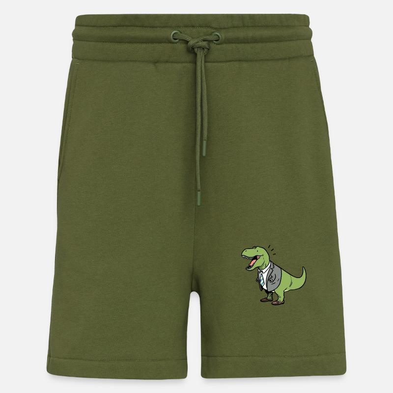 T Rex - Short bio décontracté fabriqué en UE - MOSS GREEN