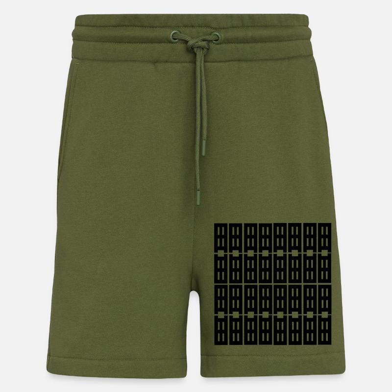 ce design unique - Short bio décontracté fabriqué en UE - MOSS GREEN