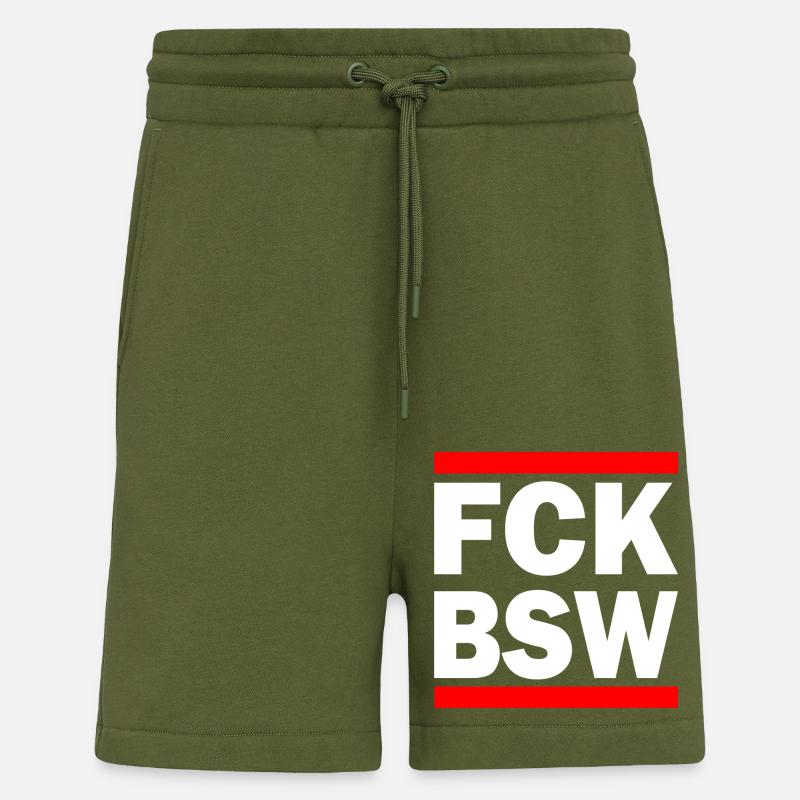 bsw - Short bio décontracté fabriqué en UE - MOSS GREEN