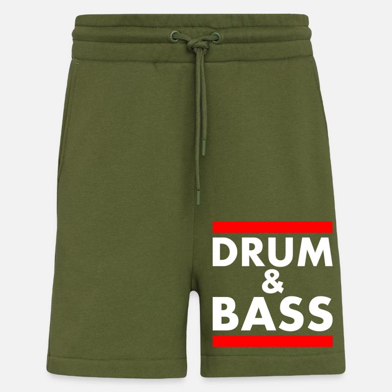 Drum and bass - Shorts - made by SPREAD - MOSS GREEN