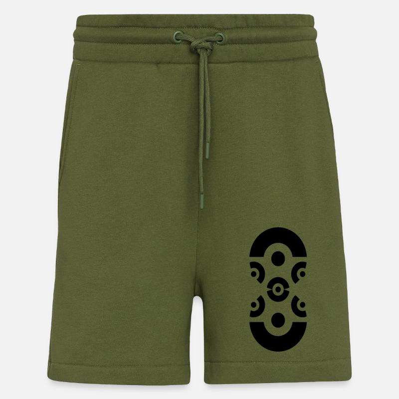 8 - Short bio décontracté fabriqué en UE - MOSS GREEN