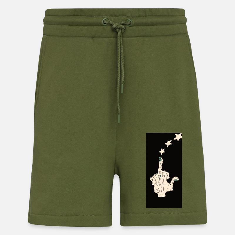 Mittelfinger Liebe - Shorts - made by SPREAD - MOSS GREEN