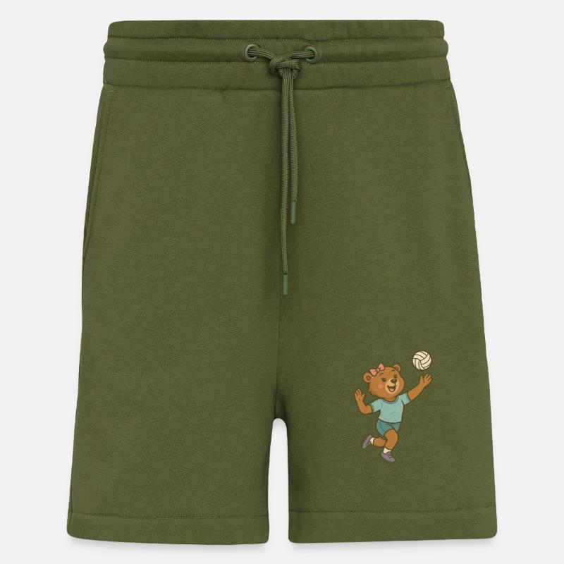Volleyball - Bärin - Shorts - made by SPREAD - MOSS GREEN
