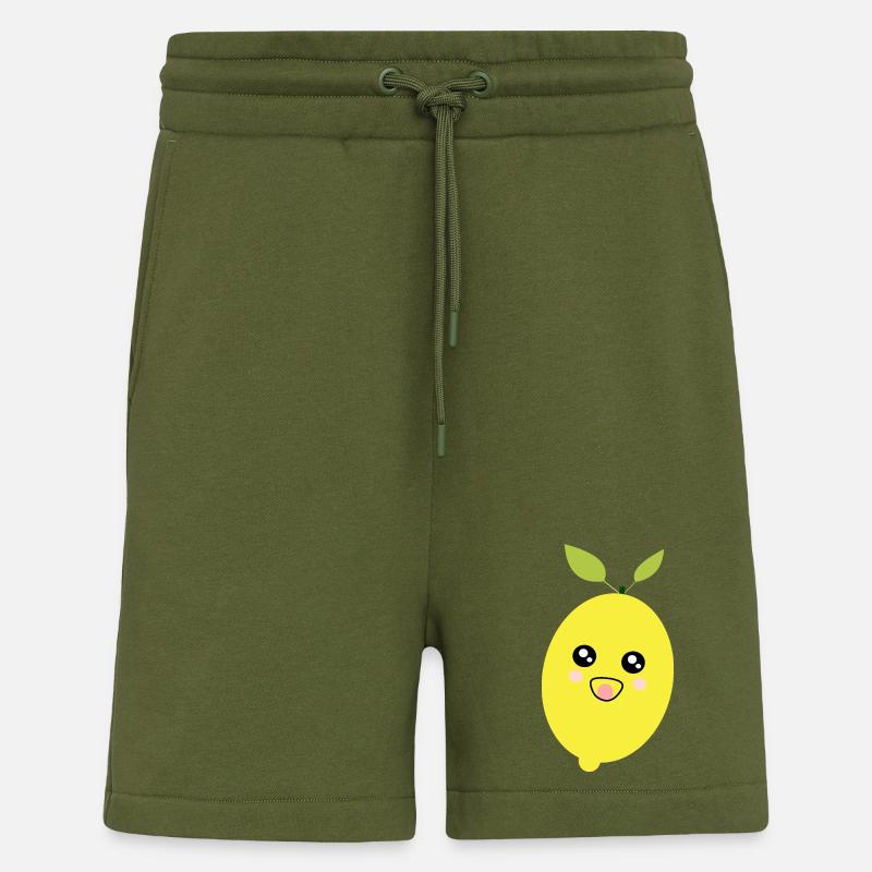 Fasching, Karneval, Kostüm, Zitrone - Shorts - made by SPREAD - MOSS GREEN