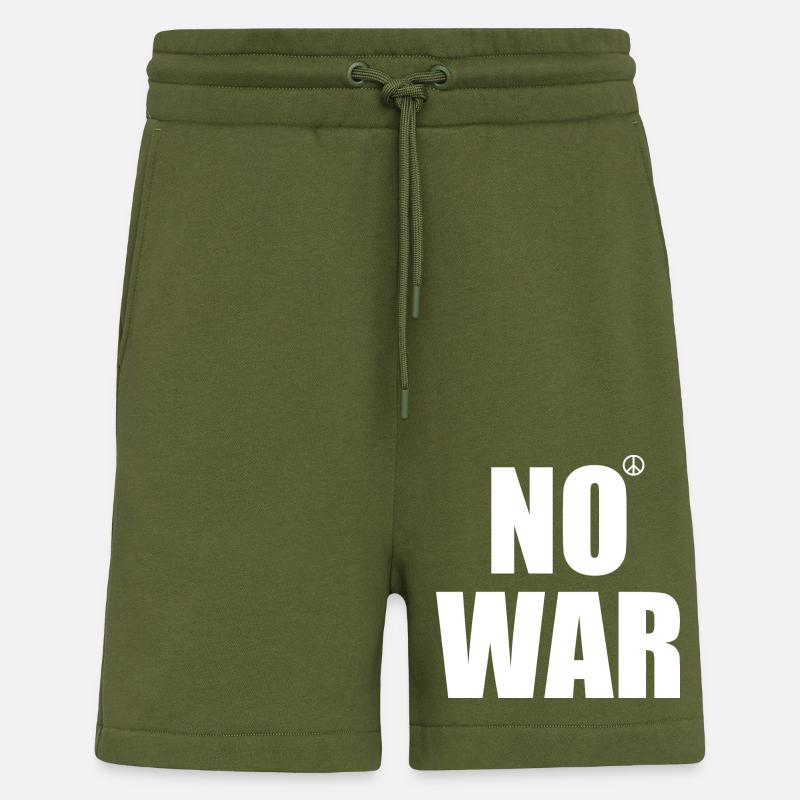 No war - Short bio décontracté fabriqué en UE - MOSS GREEN