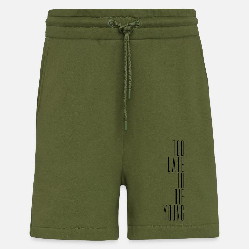 The Young Saying - Shorts - made by SPREAD - MOSS GREEN