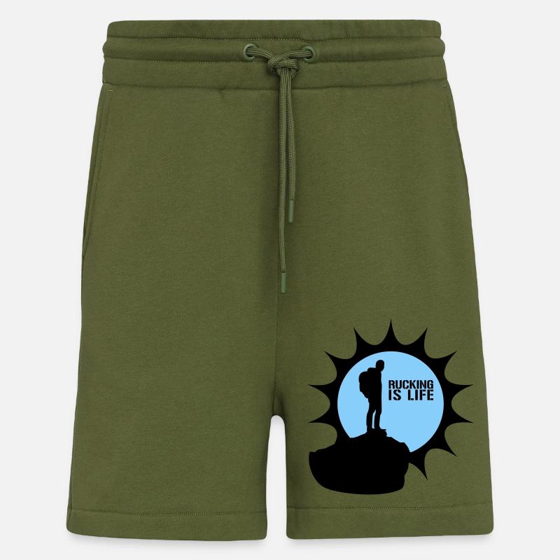 Rucken - Shorts - made by SPREAD - MOSS GREEN