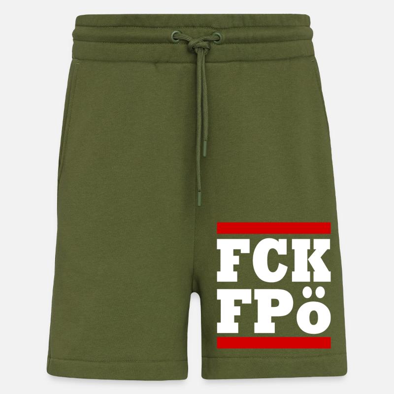 Fck fpö - Short bio décontracté fabriqué en UE - MOSS GREEN
