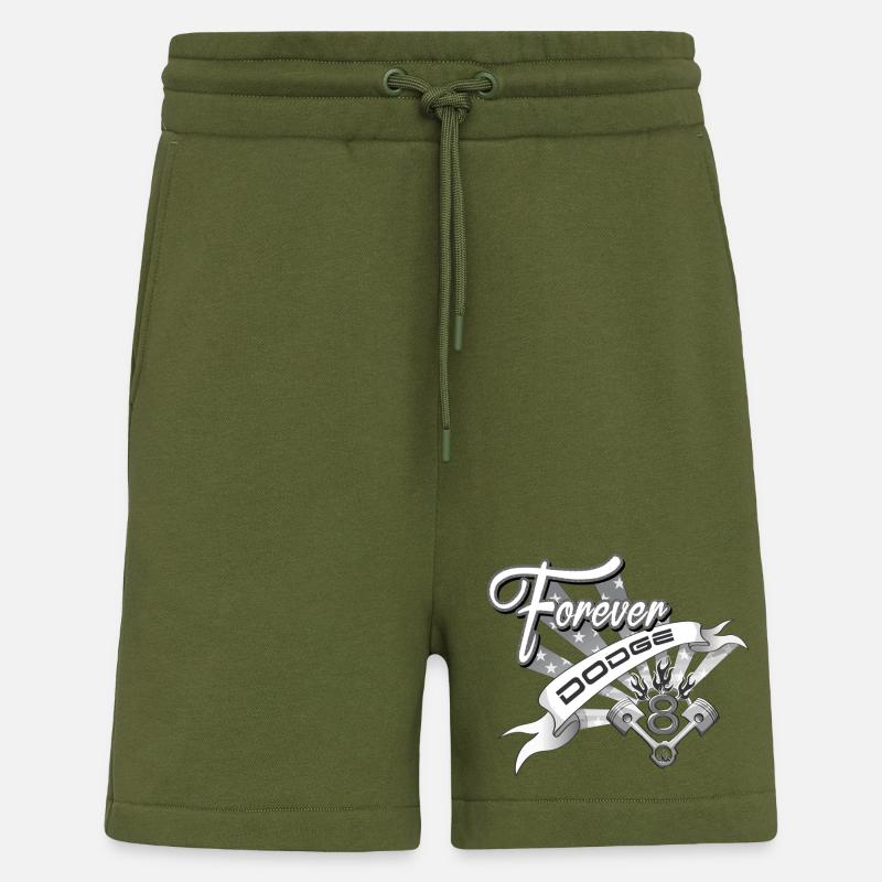 Für immer V8 - Shorts - made by SPREAD - MOSS GREEN