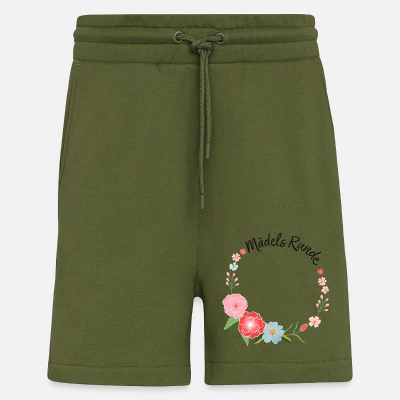 Mädels-Runde - Shorts - made by SPREAD - MOSS GREEN