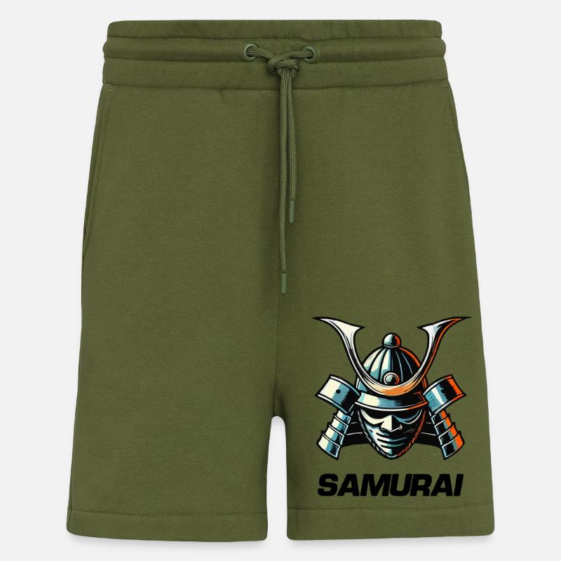 Samurai Maske - Shorts - made by SPREAD - MOSS GREEN