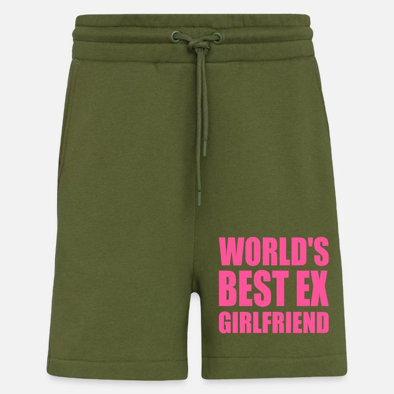 worlds best ex girlfriend - Short bio décontracté fabriqué en UE - MOSS GREEN