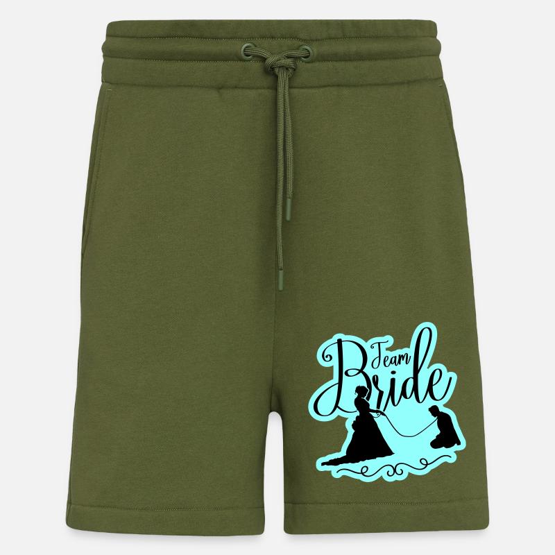 Team Bride Wedding Hen - Shorts - made by SPREAD - MOSS GREEN