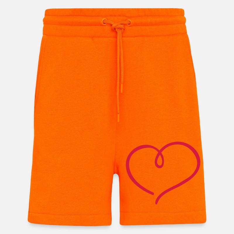 Herz - Shorts - made by SPREAD - SUNSET ORANGE