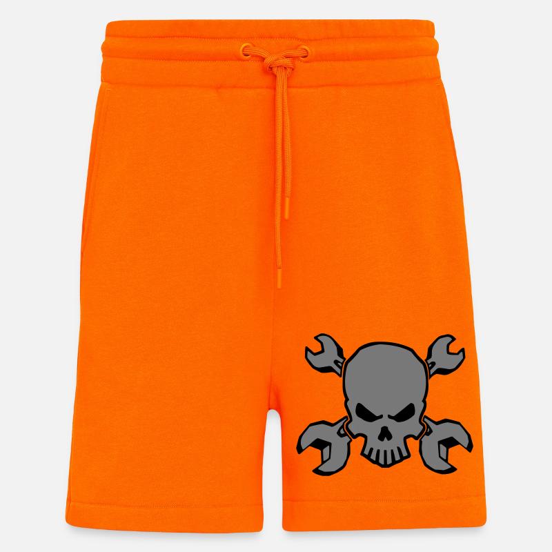 TOOLSKULL - 2C - Shorts - made by SPREAD - SUNSET ORANGE