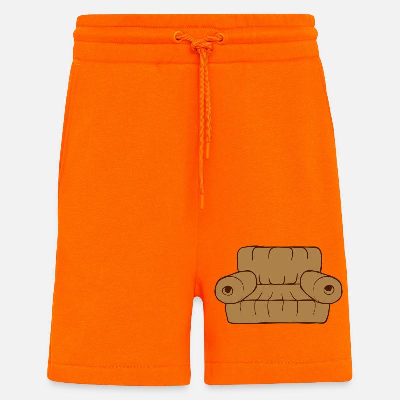 Sofa Couch Wohnzimmer Möbel - Shorts - made by SPREAD - SUNSET ORANGE