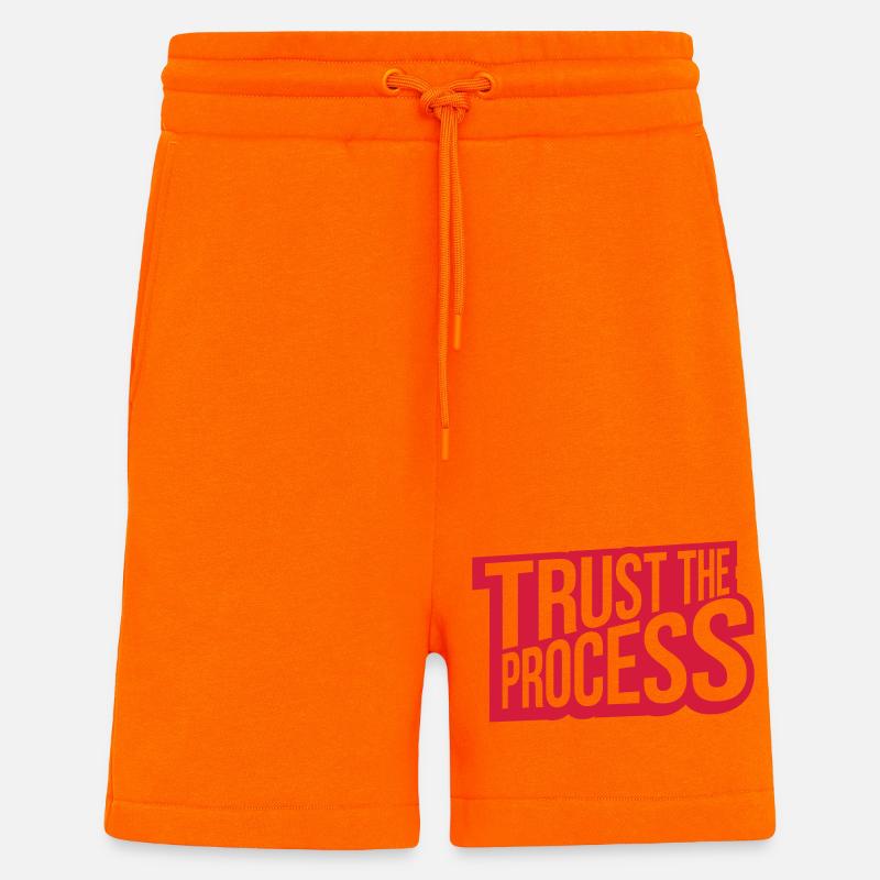 trust the process Zitat - Shorts - made by SPREAD - SUNSET ORANGE
