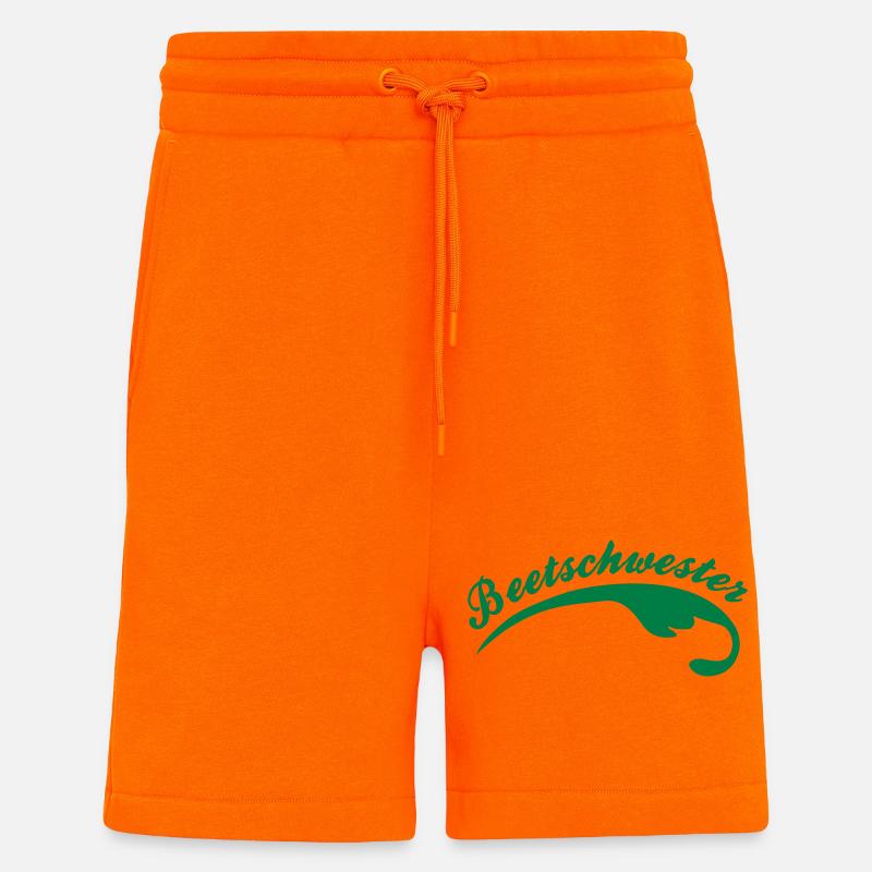 2541614 11168784 beetschwester - Shorts - made by SPREAD - SUNSET ORANGE