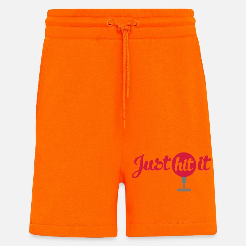 golf - Short bio décontracté fabriqué en UE - SUNSET ORANGE