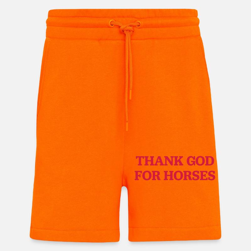 Pferde - Shorts - made by SPREAD - SUNSET ORANGE