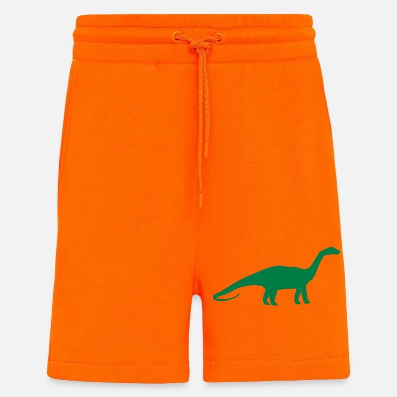 dino - Short bio décontracté fabriqué en UE - SUNSET ORANGE