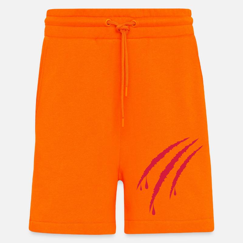 claw - Shorts - made by SPREAD - SUNSET ORANGE