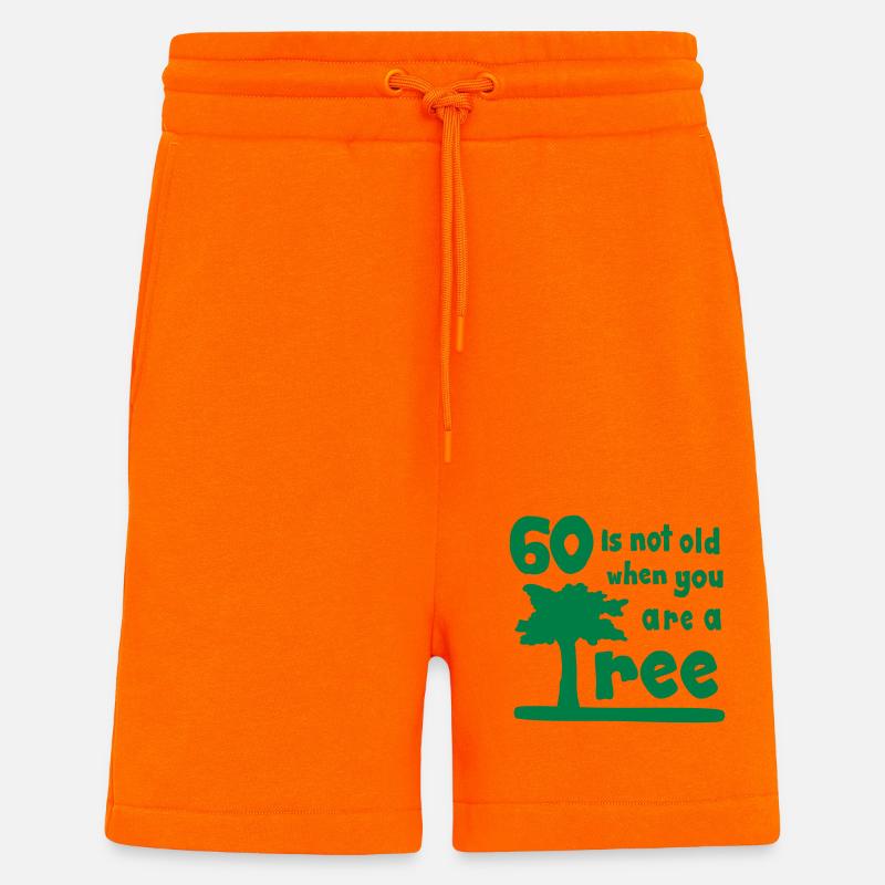 60 - Short bio décontracté fabriqué en UE - SUNSET ORANGE