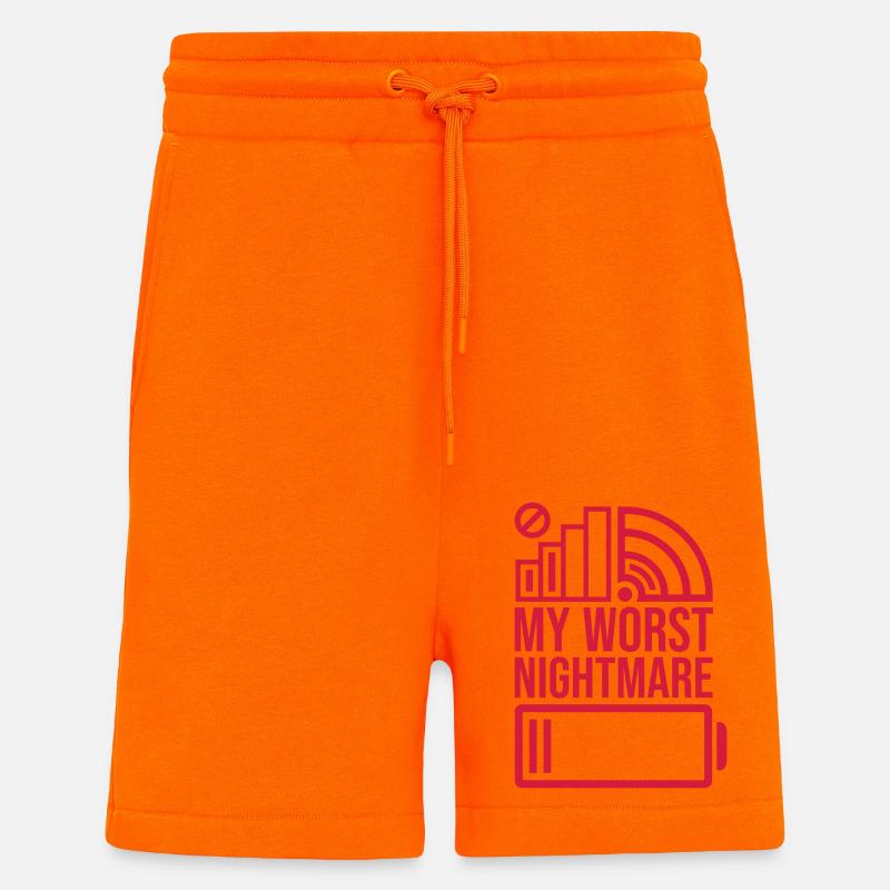 Symbole my worst nightmare - Shorts - made by SPREAD - SUNSET ORANGE