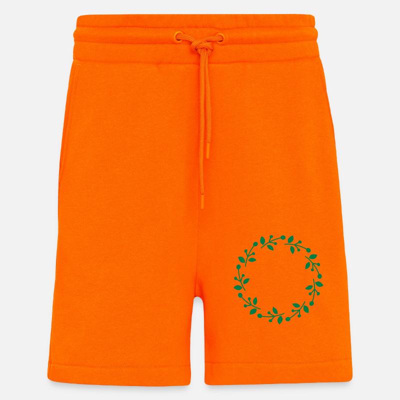 Weihnachtskranz - Shorts - made by SPREAD - SUNSET ORANGE