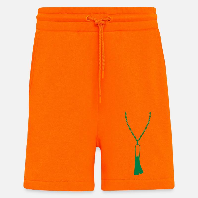 Jewelry leek necklace - Shorts - made by SPREAD - SUNSET ORANGE