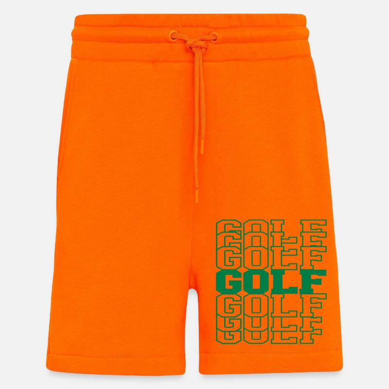 golf - Short bio décontracté fabriqué en UE - SUNSET ORANGE