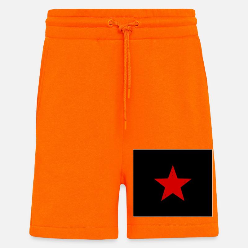 Roter Stern - Shorts - made by SPREAD - SUNSET ORANGE