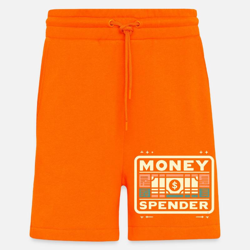 Money Spender 6 - Shorts - made by SPREAD - SUNSET ORANGE