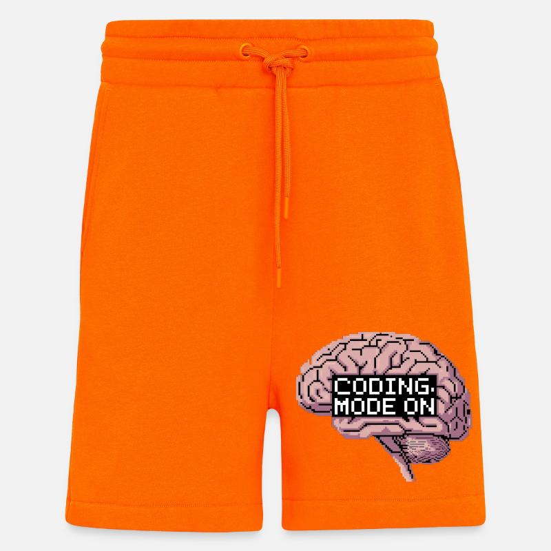 Coding Mode On 12 - Shorts - made by SPREAD - SUNSET ORANGE