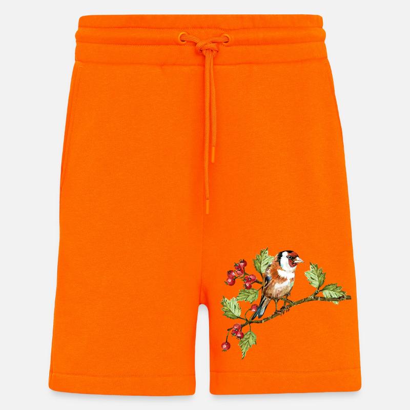 Bunter Vogel - Shorts - made by SPREAD - SUNSET ORANGE