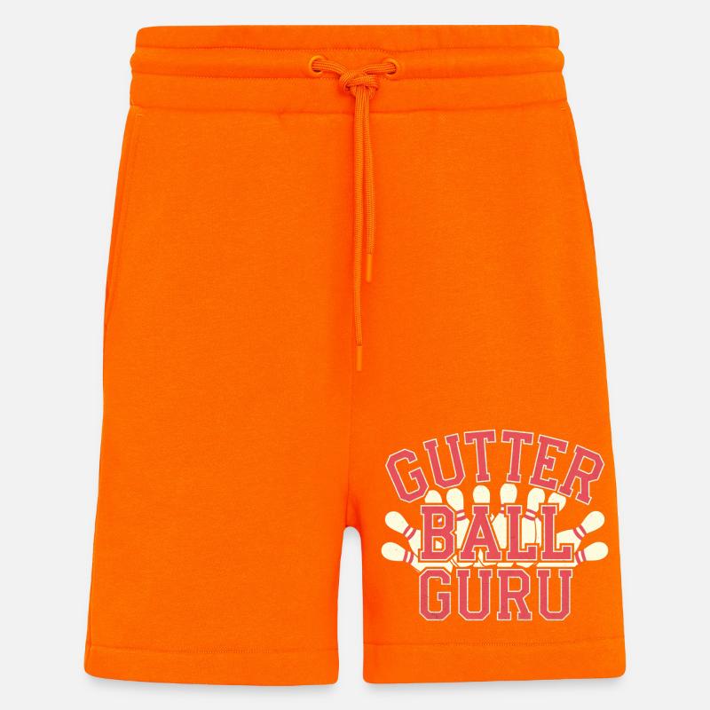 Gutter Ball Guru 14 - Shorts - made by SPREAD - SUNSET ORANGE