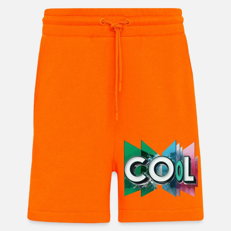 Cool - Wortdesign - Shorts - made by SPREAD - SUNSET ORANGE