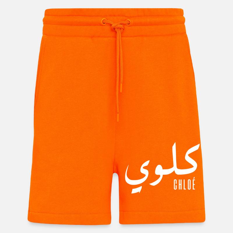 Chloé Name auf Arabisch - Shorts - made by SPREAD - SUNSET ORANGE