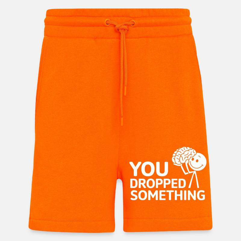 You Dropped Something 17 - Shorts - made by SPREAD - SUNSET ORANGE