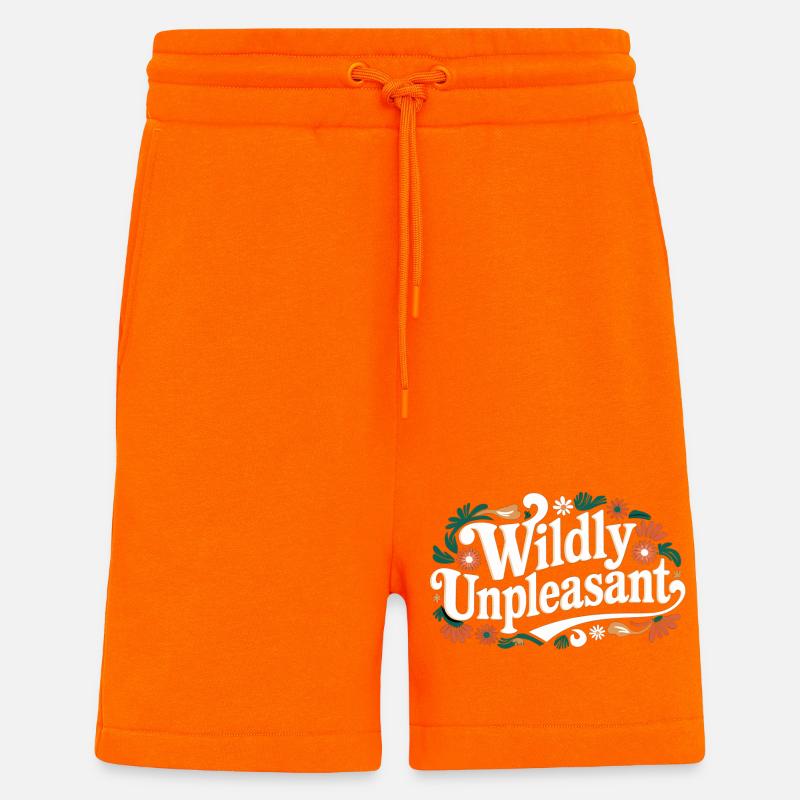 Wildly Unpleasant 9 - Shorts - made by SPREAD - SUNSET ORANGE