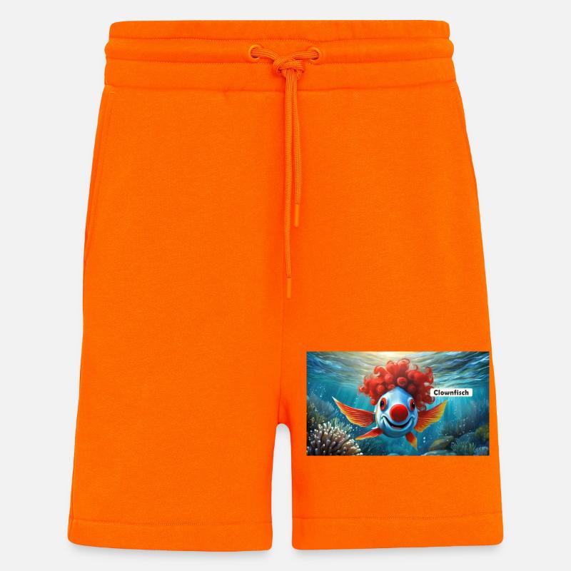 Pun ambiguous german expression - Clownfisch - Shorts - made by SPREAD - SUNSET ORANGE