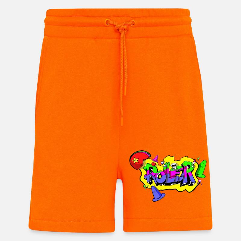 ROLLER - Short bio décontracté fabriqué en UE - SUNSET ORANGE