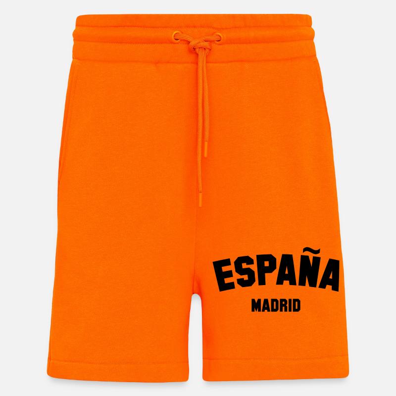 MADRID Spanien Espana Spain - Shorts - made by SPREAD - SUNSET ORANGE