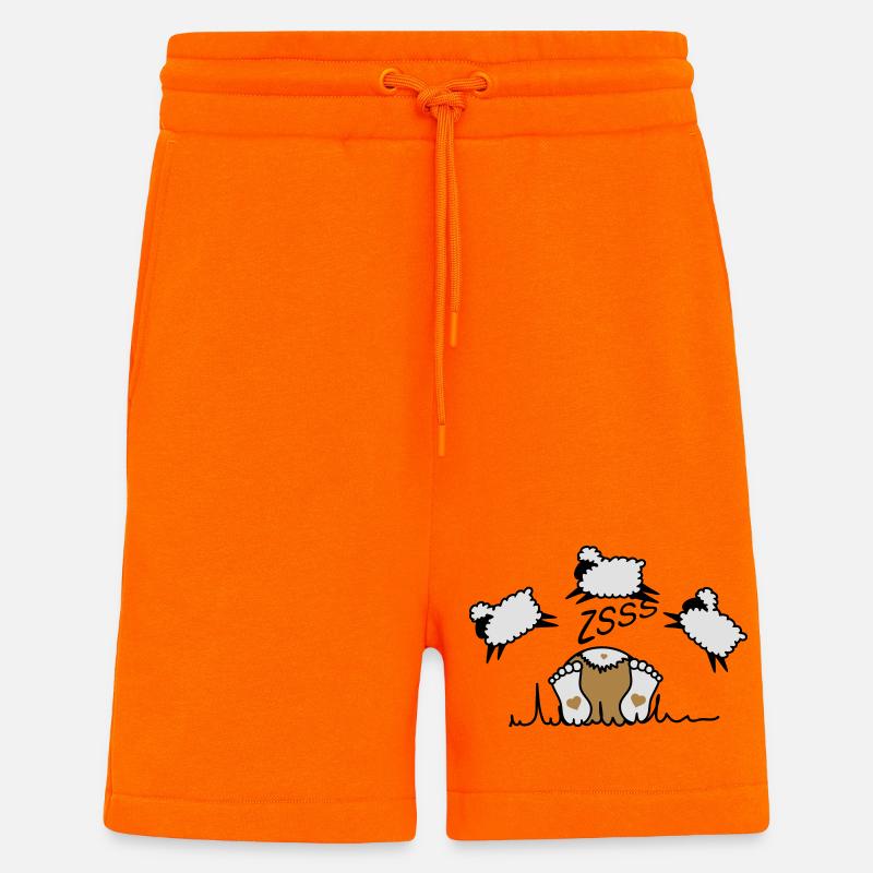 Schäfchen zählen - Shorts - made by SPREAD - SUNSET ORANGE