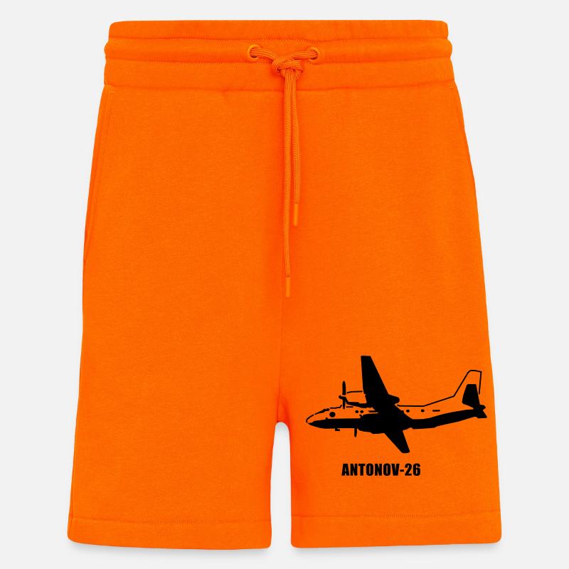 Antonov 26 - Shorts - made by SPREAD - SUNSET ORANGE