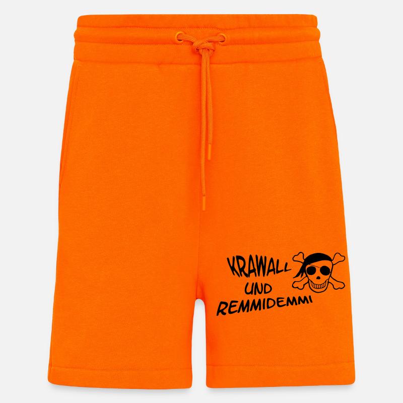 Krawall und Remmidemmi - Shorts - made by SPREAD - SUNSET ORANGE